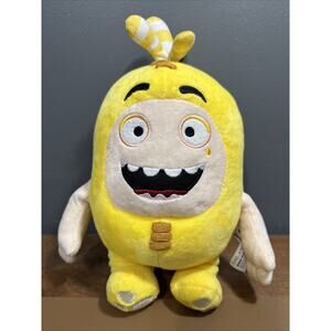 One Animation OddBods "Goffa" Monster Yellow Color 13 inch Plush